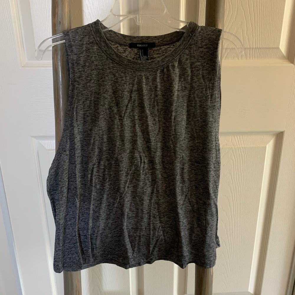 Grey Muscle Tee